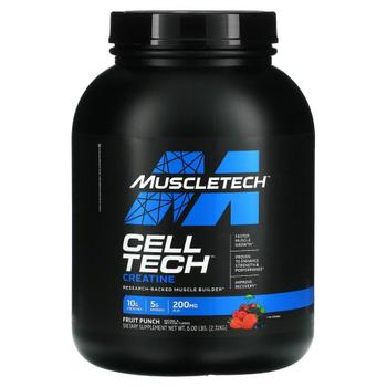 [해외] 미국직구 MuscleTech 머슬테크 셀 테크 크레아틴 후루츠 펀치 2.72kg