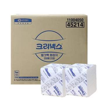 티슈 화장지 냅킨 휴지 유한킴벌리 45214 뽀삐 크리넥스 벌크팩 4524