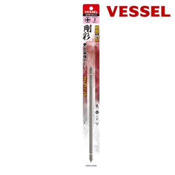 베셀 양두 고사이 다이하드강 십자 양날 비트 +2 X200mm 1입