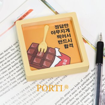 순금 24K 3.75g 수능 만점 기원 금포크 골드바 액자