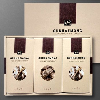 건해몽 오앤유 명품 2호 세트(표고버섯 슬라이스 50g*2EA / 흑화고 60g)
