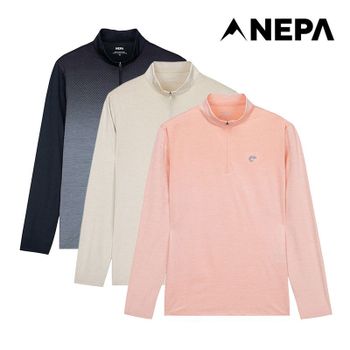 네파 여성 마운틴 도트 긴팔 집업티셔츠 7I45403[35052409]