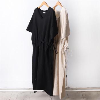 빅사이즈사랑해요 D938L206 셔링마끈브이넥원피스 RA (8704167A)