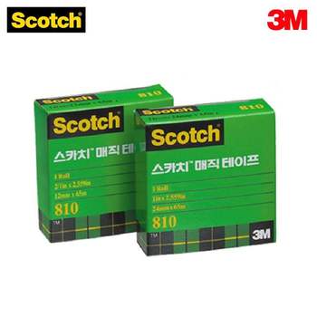 3M 603HMB23 스카치 매직테이프 리필 3인치 810R 1265 12mmx65m