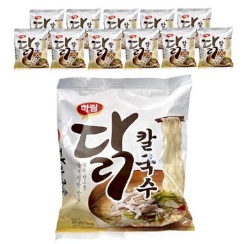 하림 닭칼국수 117g 12개 (46164153)