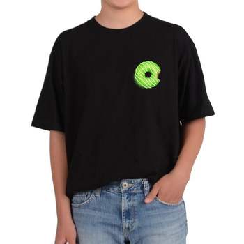 길단 반팔 USA핏 도너츠 DONUTS 한입먹은 도너츠 녹색크림그림 다양한색상 전사이즈