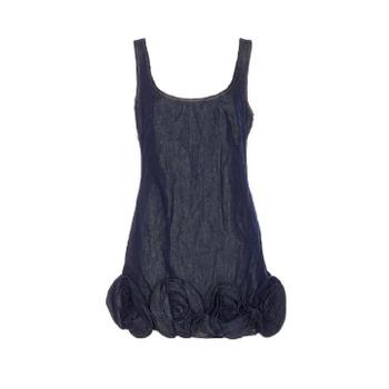 셀프 포트레이트 데님 3D 플라워 미니 드레스 821S BLUE TP970517986