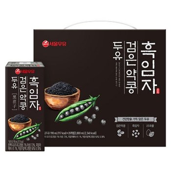 서울우유 흑임자검은약콩두유190mlx20개