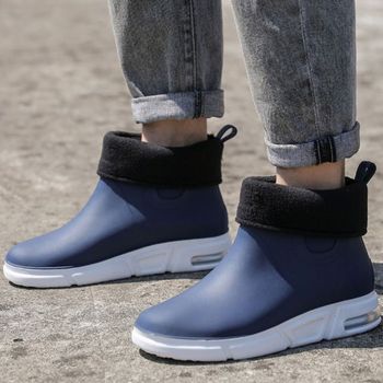 남성 BI29AS58 다용도 무광컬러 기모 방한 레인 부츠