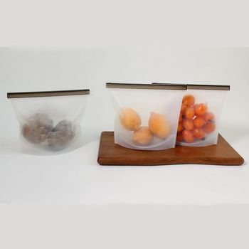 리픽 실리콘 지퍼백 저장팩 1000ml (1팩) 식품보관팩 실리콘지퍼백 실리콘저장팩 음식밀봉보관