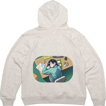 그래픽티셔츠 후드티 뒷면 프린트티셔츠 레트로 분위기 젊음