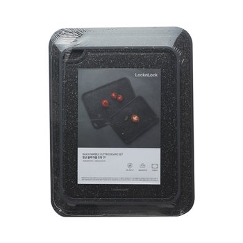 항균 블랙 마블 도마 2P (CKD009S2)