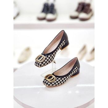 세이브존07 스퀘어토 체크 펌프스3cm NR M870U_P375583344