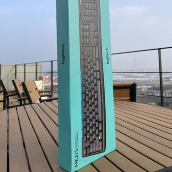 로지텍 MK275 풀사이즈 무선 콤보 블랙