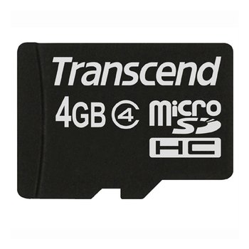 트랜센드 micro SDHC CLASS4 4GB, 정품 /메모리/리더기