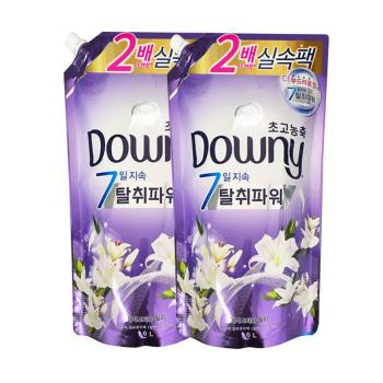 다우니 섬유유연제 화이트티와 릴리향 리필 1.6L x2 (S43622917)