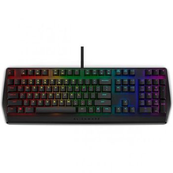 [해외] Alienware AW410K Mechanical Wired Gaming Keyboard - US (QWERTY) AlienFX-RGB Cherry MX Brow
