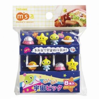 GR-LA 토루네 우주 별 행성 픽 8p 도시락꾸리미 꾸미기 주먹밥픽 집게