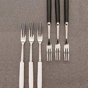 던 025CXU33 스텐 티포크 3P 세트 그립감 좋은 디저트 식기