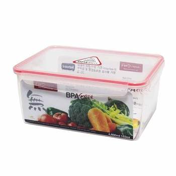 밀폐 직 4600ML 플라스틱반찬통 플라스틱통