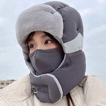 남녀공용 QKO042X6 겨울 귀달이 마스크 자 라이더 방한 털