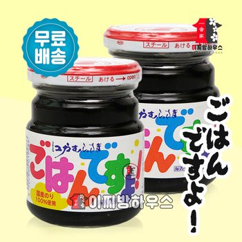 모모야 고항데스요 김조림 180g x2병 츠쿠다니 일본 가정식반찬 자취요리 김잼 혼밥메뉴