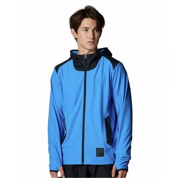 언더아머 맨즈 모티베트 리브 하이브리드 후디 후드 집업 6007382 402 - 블루 6007382