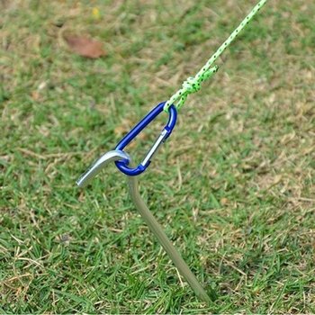 [JHO0677U_53D4]알루미늄 단조팩 텐트고정 타프팩 6p(실버)