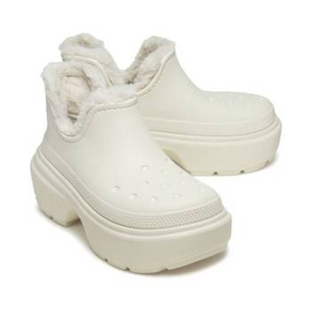 여성화 스톰프 라인드 쇼티 부츠 리넨 210673-0JI