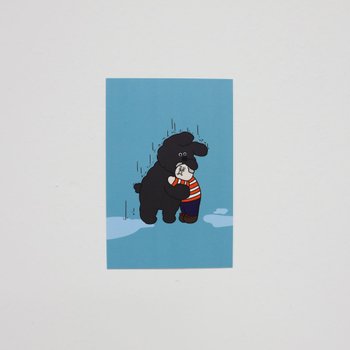 [무케] 파파고파파_포스트 카드 (우산) 엽서 그림 사진 캐릭터엽서 미니엽서