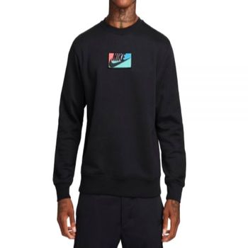 NIKE 나이키 남성 클럽+ BB 그래픽 패치 크루 (FB8435-010) M NK CLUB+ CREW PATCH GX)