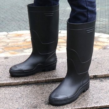 남성 부츠 남성신발 데일리 고무 소재 낚씨 작업 롱 레인 (WFJSNMI)