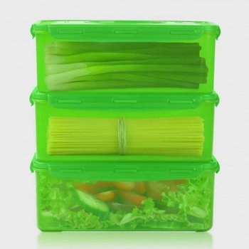 신선보관용기 BFIT9710 대파 4000ml 보관용기 프레시존 미라클 파스타 2개 대파트레이