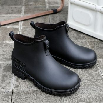 레인부츠 QH54BI95 남녀공용 캐주얼 앵클 2컬러 장화