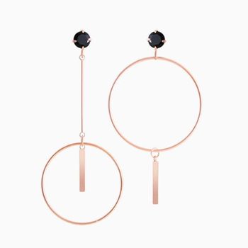 귀걸이 슈퍼블리 언발 (은침) (W/G)