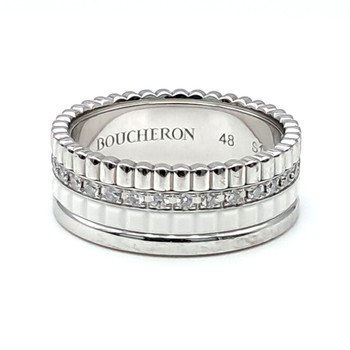 [중고] [구구스]중고명품 부쉐론 다이아 쿼트로 반지 8 (NO 10014049)