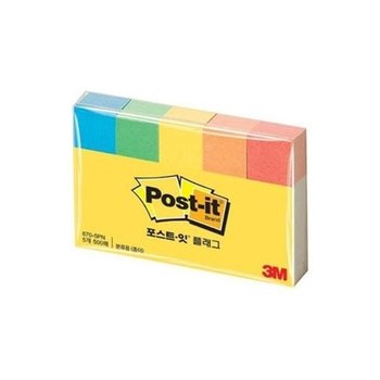 3M 포스트잇페이지마커 670-5PN(50x15mm) (KYR-W71D8C3)