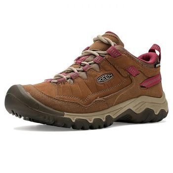 [해외] KEEN 우먼 Targhee 4 워터프루프 방수 하이킹슈즈 등산화 트래킹화 - Bison Beaujolais 1418607