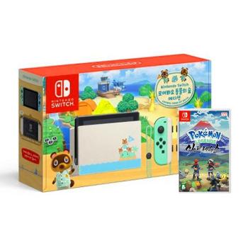 닌텐도 스위치 모여봐요 동물의 숲 에디션 본체 +포켓몬 레전드 아르세우스 [게 (S40950201)