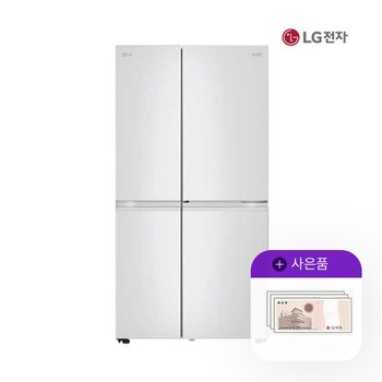 LG 양문형냉장고 엘지 매직스페이스 832리터 화이트 S834W30V 월41500/5년약정