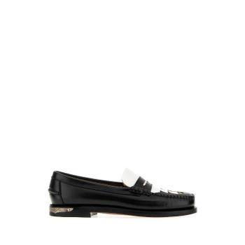 [해외] 세바고 76114YW 987 Black leather Dan Scarabeo loafers