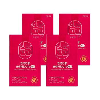 안국건강 코엔자임Q10 미니 300mg x 60캡슐 4개 HIS (S51561887)