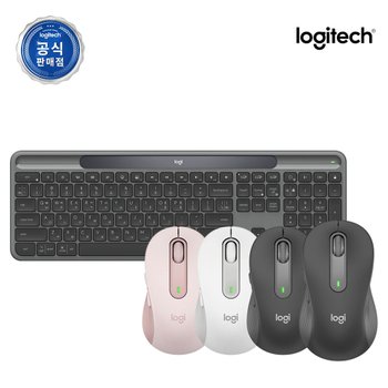 로지텍코리아 공식 K980+M650 블루투스 키보드마우스세트 로지볼트수신기 포함