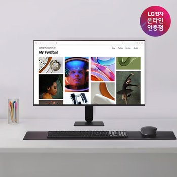 27인치모니터 27U411 IPS패널 FHD 75Hz 주사율 PC모니터 27MR400/27MQ400 후속 신제품