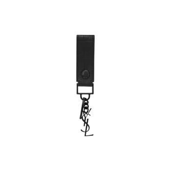 [해외] 생로랑 모노그램 키링 크로커다일 엠보스 레더 블랙 518323-C9H0U-1000