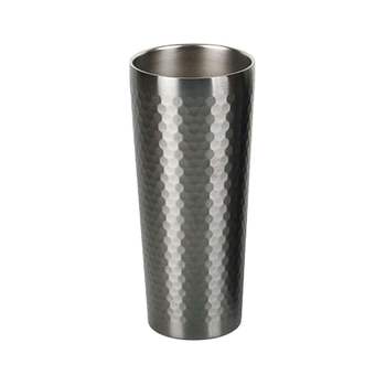 스텐컵 393VEX47 510ml 블랙 무광 맥주 업소용 이중진공