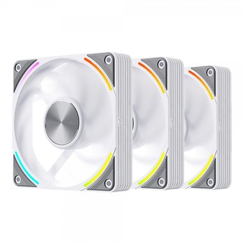 Segotep EX120 ARGB PWM FULL LCP (3팩, 화이트)