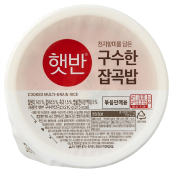 햇반 구수한 잡곡밥 210g 24개