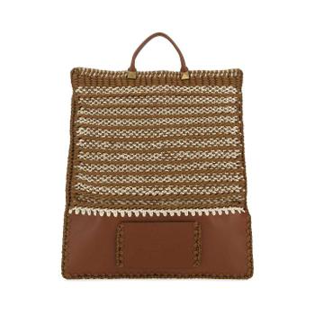 [해외] 발렌티노 가라바니 XY2B0B39BHA GA1 Multicolor crochet and leather shopping bag