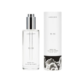 [해외] Lake & Skye 레이크 앤 스카이 11 11 바디 오일 비타민E 아몬드 오일 클린 스킨 머스크 향 100ml